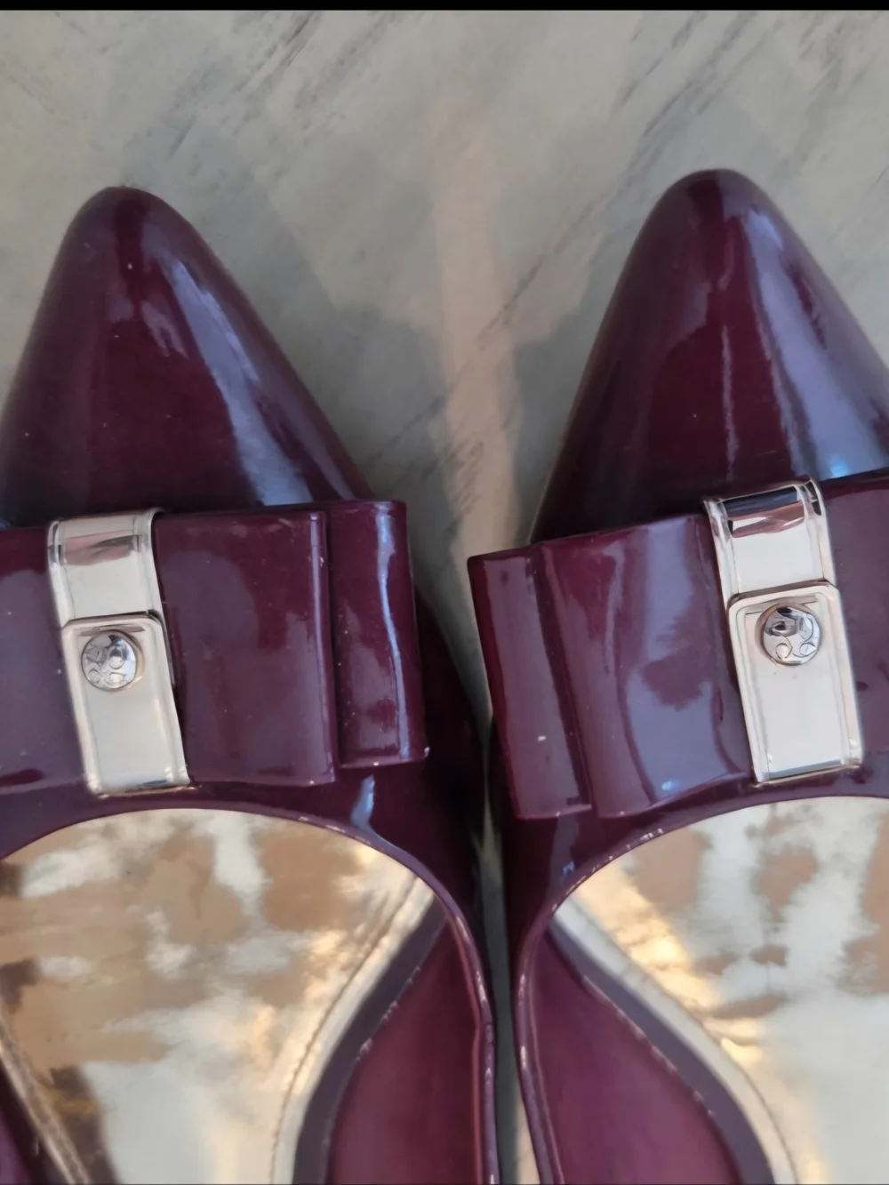 Coach Wendy leather flats sz 8.5